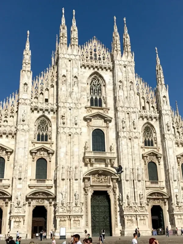 Milan Duomo cathedral facade