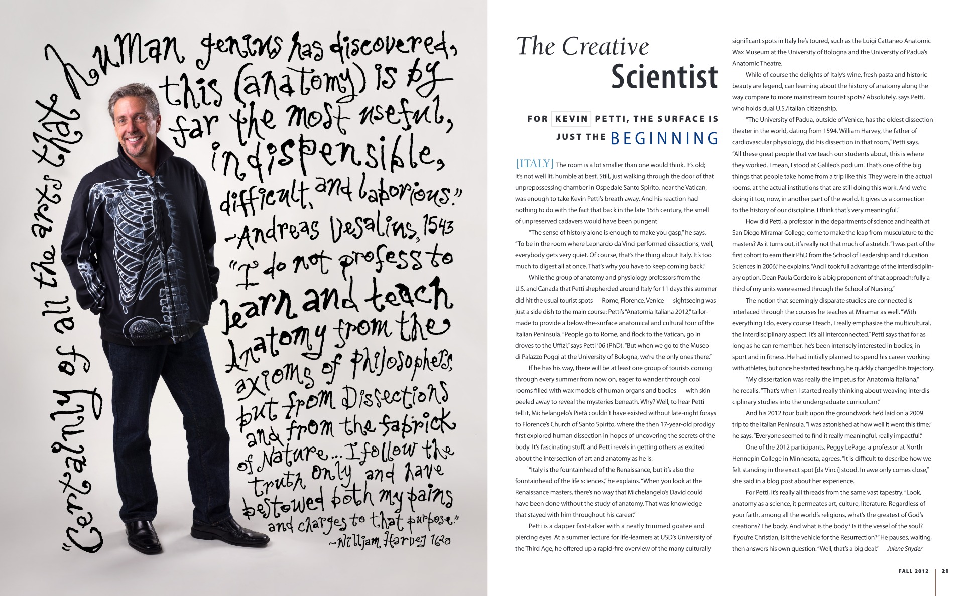 First page of USD Magazine